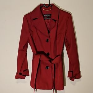 Red trench coat